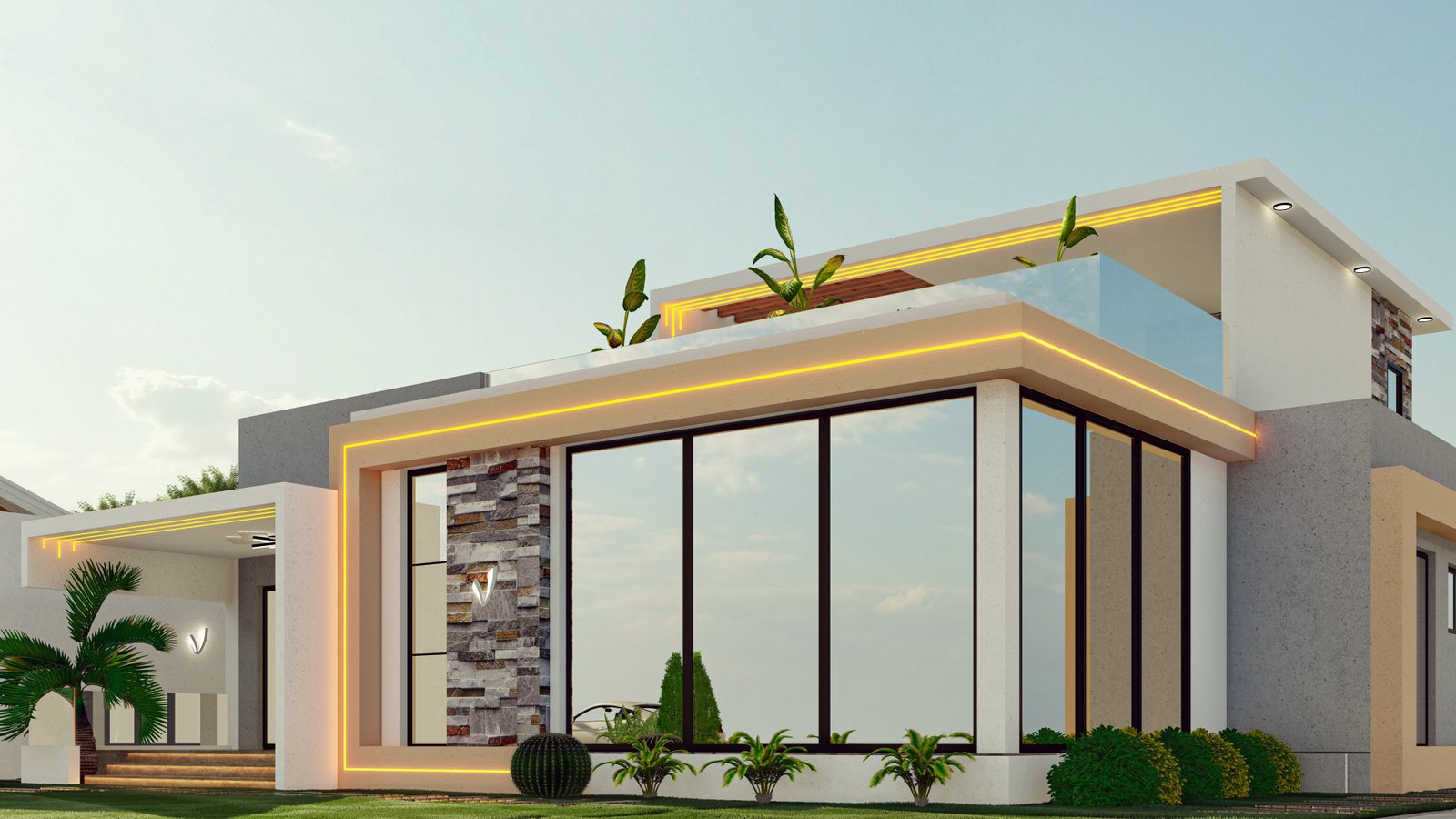 Intérieur moderne - Villa N'Djamena